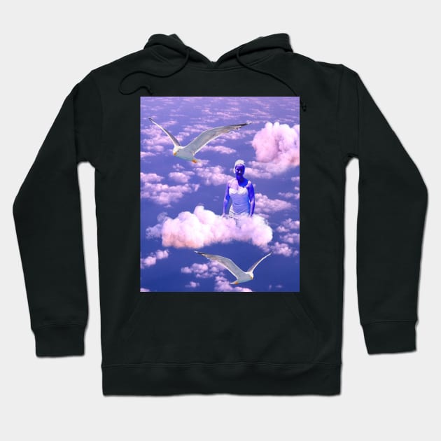 Swimming Above the Clouds Hoodie by The Golden Palomino